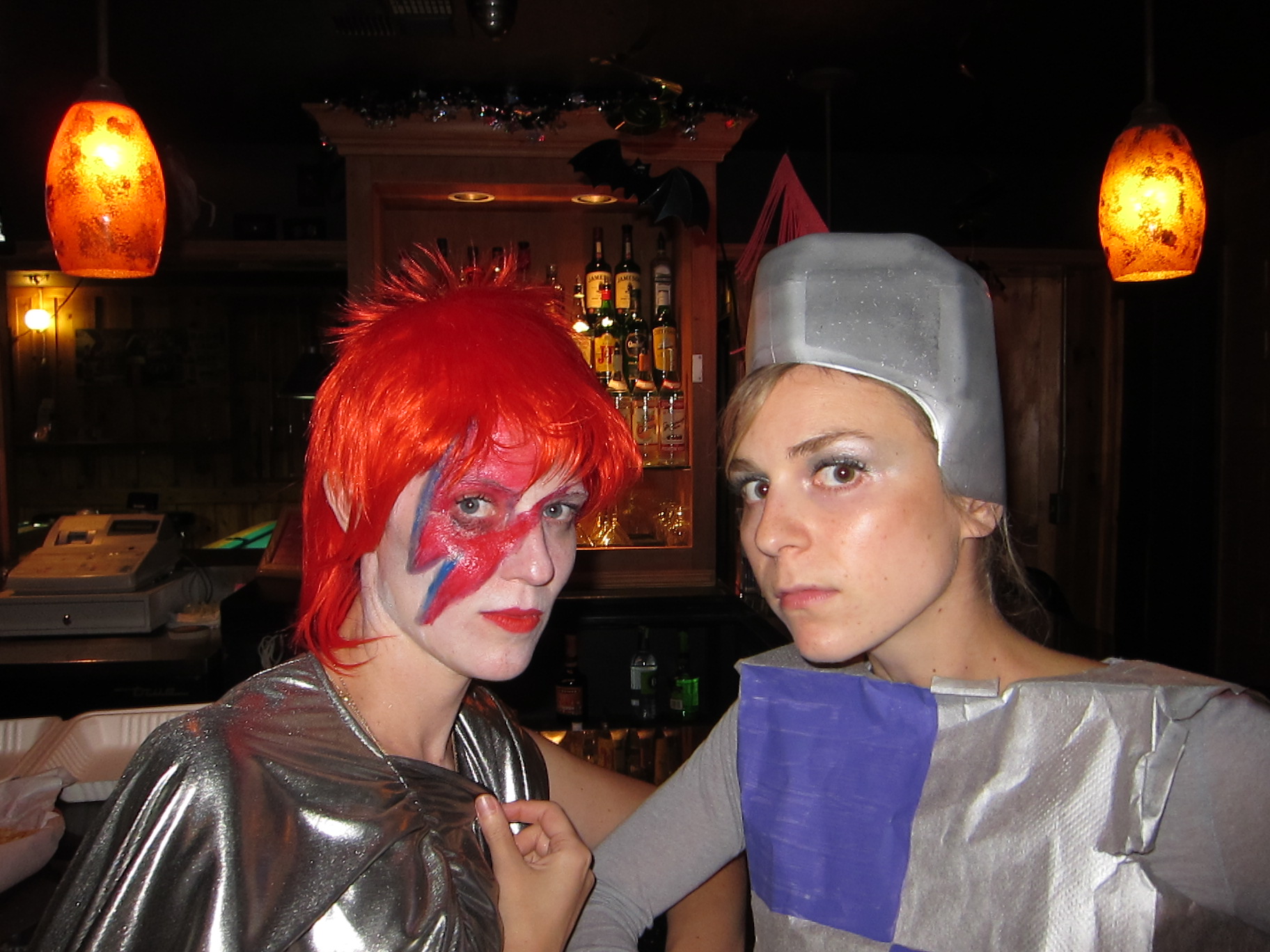 David Bowie and Sir Crafts-a-lot: Our Halloweenie costumes on the holiday I found out I was pregnant