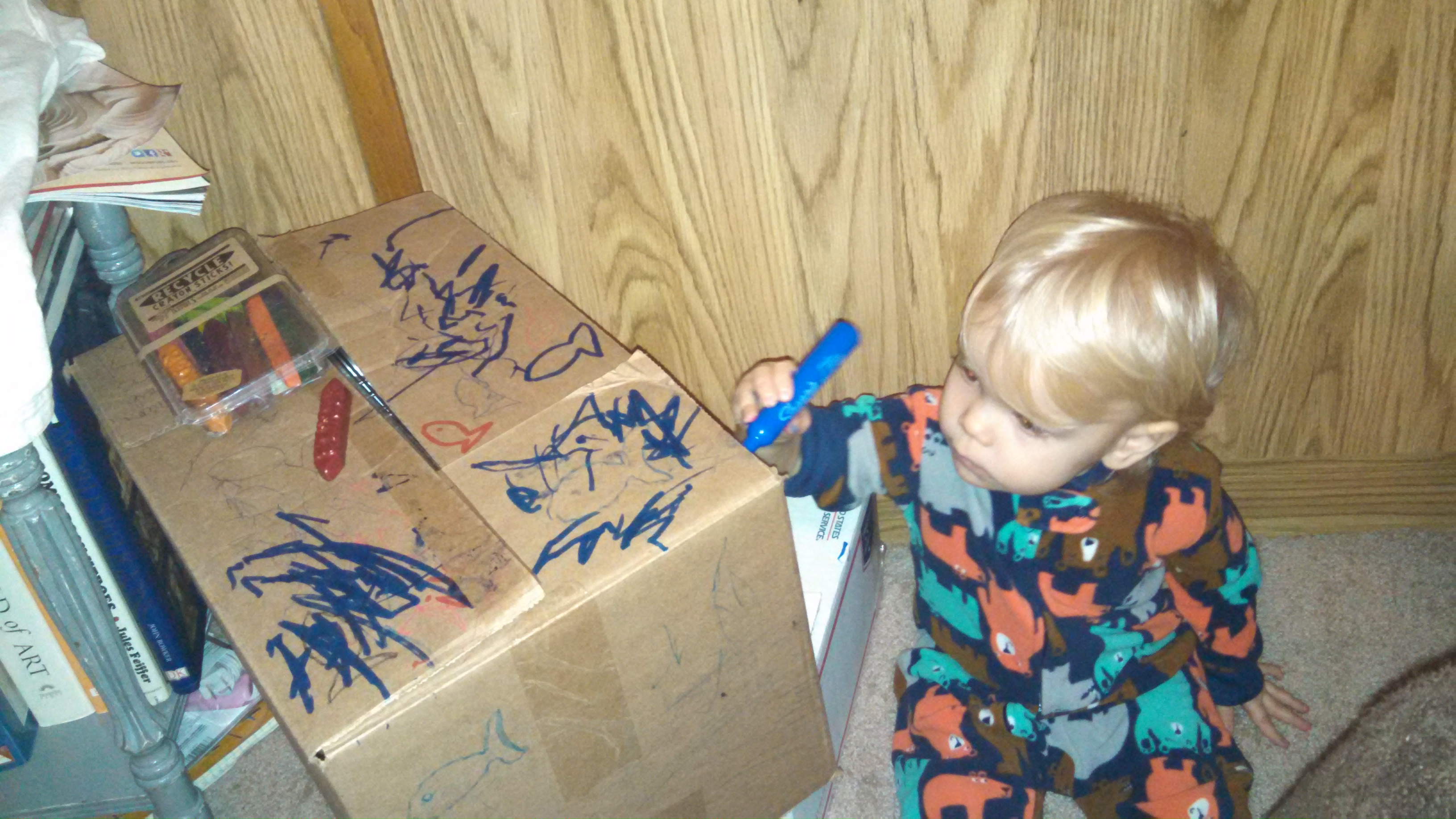 Toddler moving boxes - Ten Thousand Hour Mama