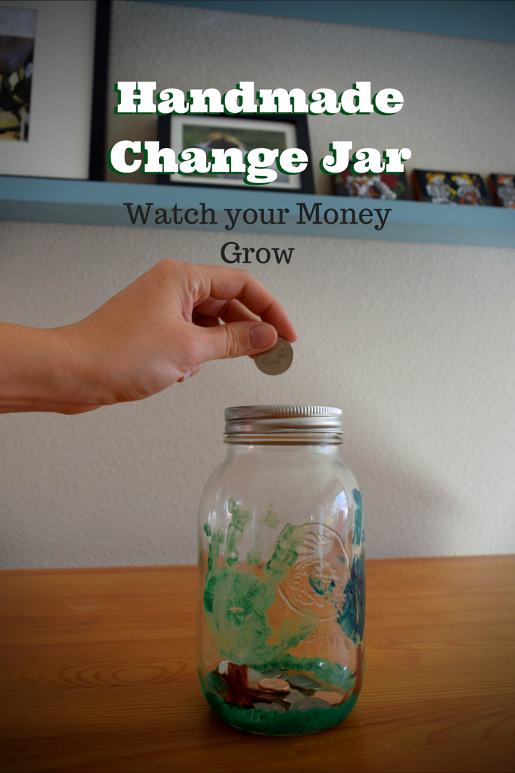 Watch your Money Grow Change Jar
